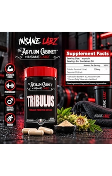 Insane Labz Acs, Tribulus %45 Saponins 750 Mg 90 Caps Insane Labz Acs, Tribulus %45 Saponins 750 Mg 90 Caps