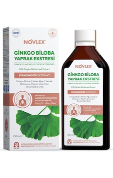 Novlex Ginkgo Biloba Eki ve Piperin Sıvı Takviye Edici Gıda 250 ML Novlex Ginkgo Biloba Eki ve Piperin Sıvı Takviye Edici Gıda 250 ML