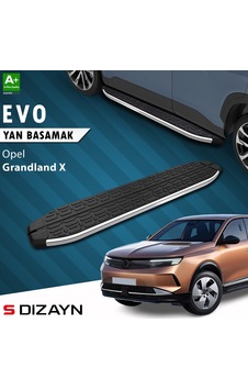 S-dizayn Opel Grandland 2 Hybrid Benzinli Evo Krom Yan Basamak 193 Cm 2024 Üzeri A+ Kalite