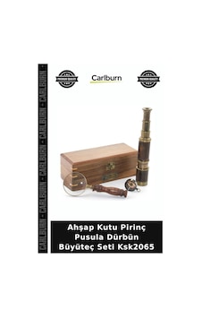 Özel Üretim Dekoratif Koleksiyon Hediyelik Ahşap Kutu Pirinç Pusula, Dürbün, Büyüteç, Seti Ksk2065 Özel Üretim Dekoratif Koleksiyon Hediyelik Ahşap Kutu Pirinç Pusula, Dürbün, Büyüteç, Seti Ksk2065