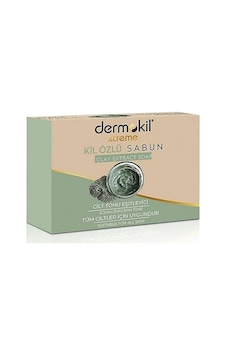 Dermokil Kil Özlü Doğal Katı Sabun 100 Gr Acı Badem