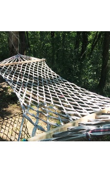 Diyarı Fırsat Çift Kişilik Bahçe Hamağı Kolon Renkli İp Lüks Model 5'li Paket Çok Renkli