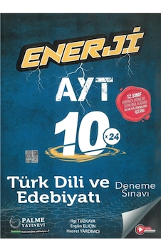 Palme Yayıncılık AYT T.Dili ve Edebiyatı 10 x 24 Deneme Sınavı İlk Dönem Palme Yayıncılık AYT T.Dili ve Edebiyatı 10 x 24 Deneme Sınavı İlk Dönem