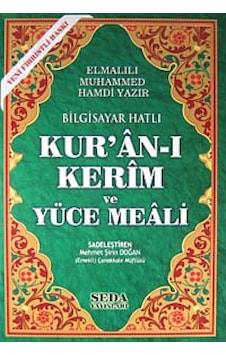 Bilgisayar Hatlı Kur'an-ı Kerim ve Yüce Meali (Rahle Boy Kod:150) - Elmalılı Muhammed Hamdi Yazır - Seda Yayınları Bilgisayar Hatlı Kur'an-ı Kerim ve Yüce Meali (Rahle Boy Kod:150) - Elmalılı Muhammed Hamdi Yazır - Seda Yayınları