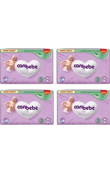 Canbebe Bebek Bezi Fırsat Paketi 3 Beden Midi 4-9 Kg 56 Lı X 4 PKT.CANBEBE.062 4'lü Canbebe Bebek Bezi Fırsat Paketi 3 Beden Midi 4-9 Kg 56 Lı X 4 PKT.CANBEBE.062 4'lü