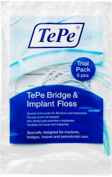 Tepe Bridge & Implant Floss Diş İpi 5'li