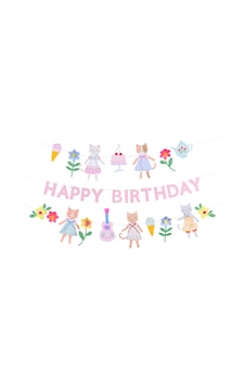Meri Meri - Kitten Club Garland Set - Yavru Kedi Kulübü Asılan Süs Seti Tüm Yaşlar