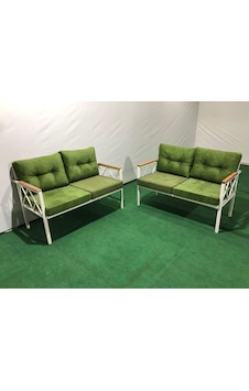 2+2balkon-bahçe-kafe-çay Seti-koltuk Takımı-oturma Grubu-ofis Koltuğu 2+2 Beyaz Profil Demir Yeşil 2+2balkon-bahçe-kafe-çay Seti-koltuk Takımı-oturma Grubu-ofis Koltuğu 2+2 Beyaz Profil Demir Yeşil
