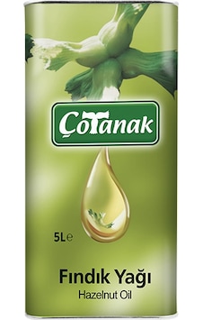 Çotanak Fındık Yağı Teneke 5 L Çotanak Fındık Yağı Teneke 5 L