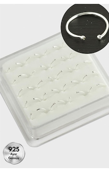 Top - 896 - Halka Sıkıştırma Gümüş Hızma 20 - Csmo-tex - Adet-gümüş Rengi