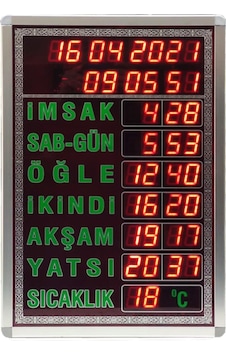 Elimkon Büyük Camii İmsakiye Yeşil Vakitmatik Ezan Okuma Özelliği Ve Uzaktan Kumanda Kontrol Elimkon Büyük Camii İmsakiye Yeşil Vakitmatik Ezan Okuma Özelliği Ve Uzaktan Kumanda Kontrol