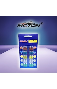Standart Büyük Tip Bıçak Sigorta Seti Karışık 10'lu Paket Standart Büyük Tip Bıçak Sigorta Seti Karışık 10'lu Paket