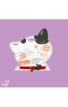 Keyf Lastikli Kedi Tasması 1.2 CM Genişlik 30 CM Boy Zilli Keyf Lastikli Kedi Tasması 1.2 CM Genişlik 30 CM Boy Zilli