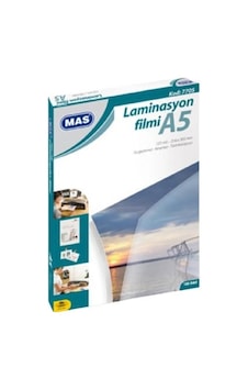 Mas 7705 A5 125 Mic 100 Lü Laminasyon Filmi Mas 7705 A5 125 Mic 100 Lü Laminasyon Filmi