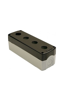 4'lü Buton Kutusu Siyah Ip44 4'lü Buton Kutusu Siyah Ip44