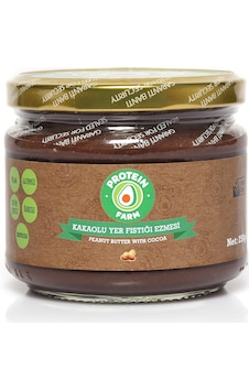 Protein Farm Kakaolu Yer Fıstığı Ezmesi Yerli Üretim 250 G
