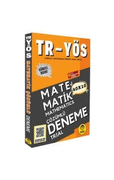Tasarı Yayınları 2025 Tr-yös Matematik 40x10 Çözümlü Deneme