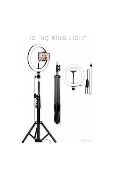 10 İnç Ring Light Tripod Selfie Işığı Telefon Tutucu Tiktok Youtube Makyaj Çekim Lambası 2.1 Mt 10 İnç Ring Light Tripod Selfie Işığı Telefon Tutucu Tiktok Youtube Makyaj Çekim Lambası 2.1 Mt