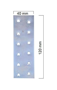 Metal Düz Gönye Lama 40x120 2mm Gri Metal Düz Gönye Lama 40x120 2mm Gri