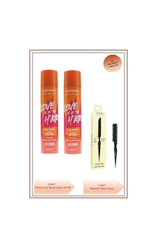 Saç Spreyi Güçlü 250 Ml X2 Ve Watsons Topuz Fırçası Saç Spreyi Güçlü 250 Ml X2 Ve Watsons Topuz Fırçası