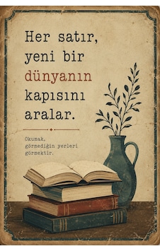 Retro Edebi Söz Mdf Duvar Tablosu Dekoratif Kitap Ve Okuma Temalı Duvar Panosu 40 Retro Edebi Söz Mdf Duvar Tablosu Dekoratif Kitap Ve Okuma Temalı Duvar Panosu 40