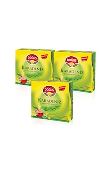Doğuş Karadeniz Bergamot Aromalı Siyah Süzen Bardak Poşet Çay 3'lü 100 x 2 G Doğuş Karadeniz Bergamot Aromalı Siyah Süzen Bardak Poşet Çay 3'lü 100 x 2 G