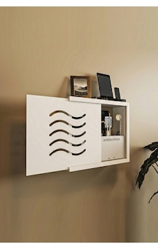Wifi-modem S Kapak Saklama Kutusu Bilgisayar Kablo Priz Beyaz Wifi-modem S Kapak Saklama Kutusu Bilgisayar Kablo Priz Beyaz