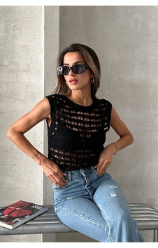 Verymoda Triko Yelek Vmd0026 Siyah Verymoda Triko Yelek Vmd0026 Siyah