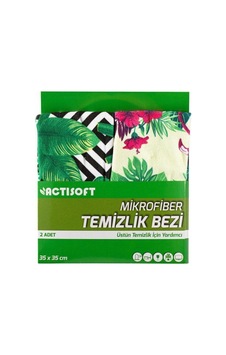 Desenli Mikrofiber Bez 2'li Karışık Desenli Mikrofiber Bez 2'li Karışık