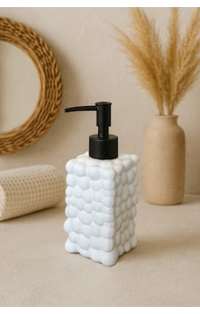 Tezgah Üstü Bubble Tasarım Mutfak Banyo Sıvı Sabunluk 300 Ml Beyaz Tezgah Üstü Bubble Tasarım Mutfak Banyo Sıvı Sabunluk 300 Ml Beyaz