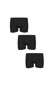 John Frank Three Pack Natural Hıdden Modal Boxer White Beyaz John Frank Three Pack Natural Hıdden Modal Boxer White Beyaz