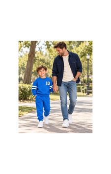 Messlife Erkek Çocuk 10 Baskılı 2 Li Eşofman Takımı Mavi - 931138700 Mavi Messlife Erkek Çocuk 10 Baskılı 2 Li Eşofman Takımı Mavi - 931138700 Mavi