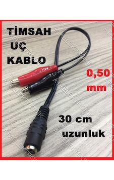 Akü Pil Şarj Ara Kablosu Timsah Krokodil Crokodil Maşali Kablo Akü Pil Şarj Ara Kablosu Timsah Krokodil Crokodil Maşali Kablo