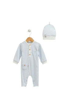 Caramell Patiksiz Bebek Tulum 1259 Mavi