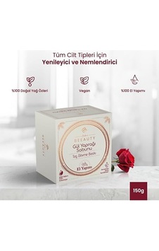 Beeauty Taş Dövme Sabun Gül Yaprağı Acı Badem