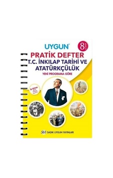 8.Sınıf T.C İnkılap Tarihi ve Atatürkçülük Pratik Defter- Sadık Uygun