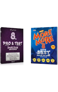 Pro&test Soru Bankası 8.sınıf Ingilizce + More & More 8 Fame The Best English Test Book Pro&test Soru Bankası 8.sınıf Ingilizce + More & More 8 Fame The Best English Test Book