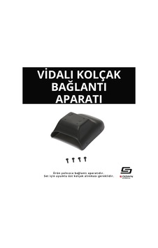 S-dizayn Peugeot 208 Abs Vidalı Kol Dayama Kolçak Alt Adaptör 2012-2019 A+kalite