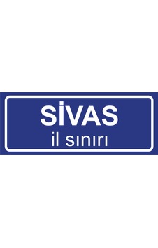 Sivas İl Sınırı Plakası , Dekoratif Aliminyum Levhaya Baskı 8 20cm Sivas İl Sınırı Plakası , Dekoratif Aliminyum Levhaya Baskı 8 20cm