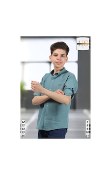 Lasgaris Jeans Erkek Çocuk Uzun Kollu Gömlek Turkuaz Lasgaris Jeans Erkek Çocuk Uzun Kollu Gömlek Turkuaz