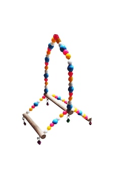 Ans Boncuklu Tünekli Salıncak Kuş Oyuncağı 14-14cm Ans Boncuklu Tünekli Salıncak Kuş Oyuncağı 14-14cm