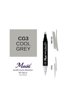 Twin Çift Uçlu Marker Kalemi Cg3 Cool Grey Twin Çift Uçlu Marker Kalemi Cg3 Cool Grey