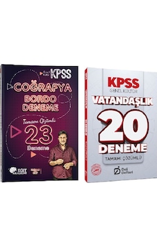 Mehmet Eğit + Evp 2026 Kpss Coğrafya Ve Vatandaşlık Deneme 2 Li Set