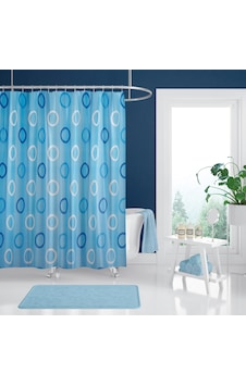 Banyo Perdesi 2x120x200 Çift Kanat Duş Perdesi Halka Hediyeli Duşakabin Perdesi 5033 Mavi Mavi Banyo Perdesi 2x120x200 Çift Kanat Duş Perdesi Halka Hediyeli Duşakabin Perdesi 5033 Mavi Mavi