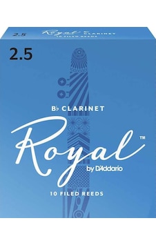 Rico Royal Rcb1025 Klarnet Kamışı 2.5 No Rico Royal Rcb1025 Klarnet Kamışı 2.5 No