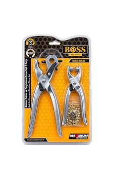 Boss 2 Parça Kemer Delme Ve Perçinleme Pense Seti Kemer, Deri Ve Tekstil Delme Kapsül Pensesi Boss 2 Parça Kemer Delme Ve Perçinleme Pense Seti Kemer, Deri Ve Tekstil Delme Kapsül Pensesi