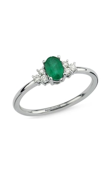 0.59 Karat Pırlanta Emerald Yüzük G-Si Beyaz Altın 377236499 0.59 Karat Pırlanta Emerald Yüzük G-Si Beyaz Altın 377236499
