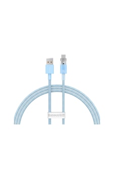 Baseus Explorer Serisi Hızlı Şarj Kablosu Akıllı Sıcaklık Kontrolü Usb To Type-c 100w, 1m, Mavi Sku: Zeus8690010113016 Baseus Explorer Serisi Hızlı Şarj Kablosu Akıllı Sıcaklık Kontrolü Usb To Type-c 100w, 1m, Mavi Sku: Zeus8690010113016