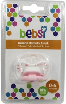 Bebsi 257 Desenli Damaklı Emzik No: 1 Bebsi 257 Desenli Damaklı Emzik No: 1