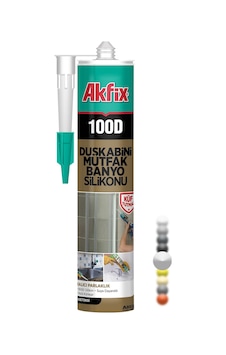 Akfıx Duşakabin Silikonu 100d Şeffaf-beyaz Renk Seçeneği 280 Ml Akfıx Duşakabin Silikonu 100d Şeffaf-beyaz Renk Seçeneği 280 Ml